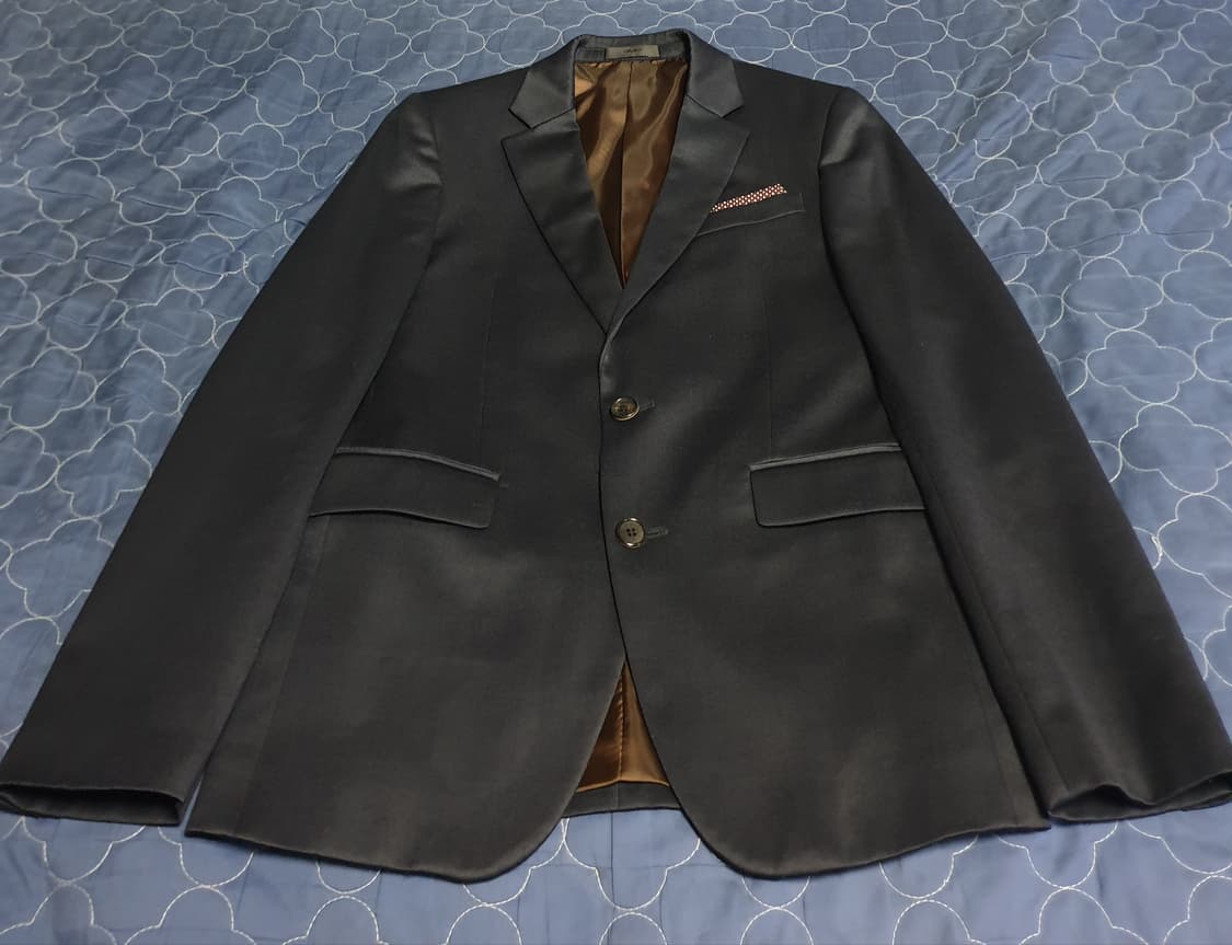 (톰보이) 코모도스퀘어 행거치프 클래식 울혼방 블레이저 (S) 상품이미지1