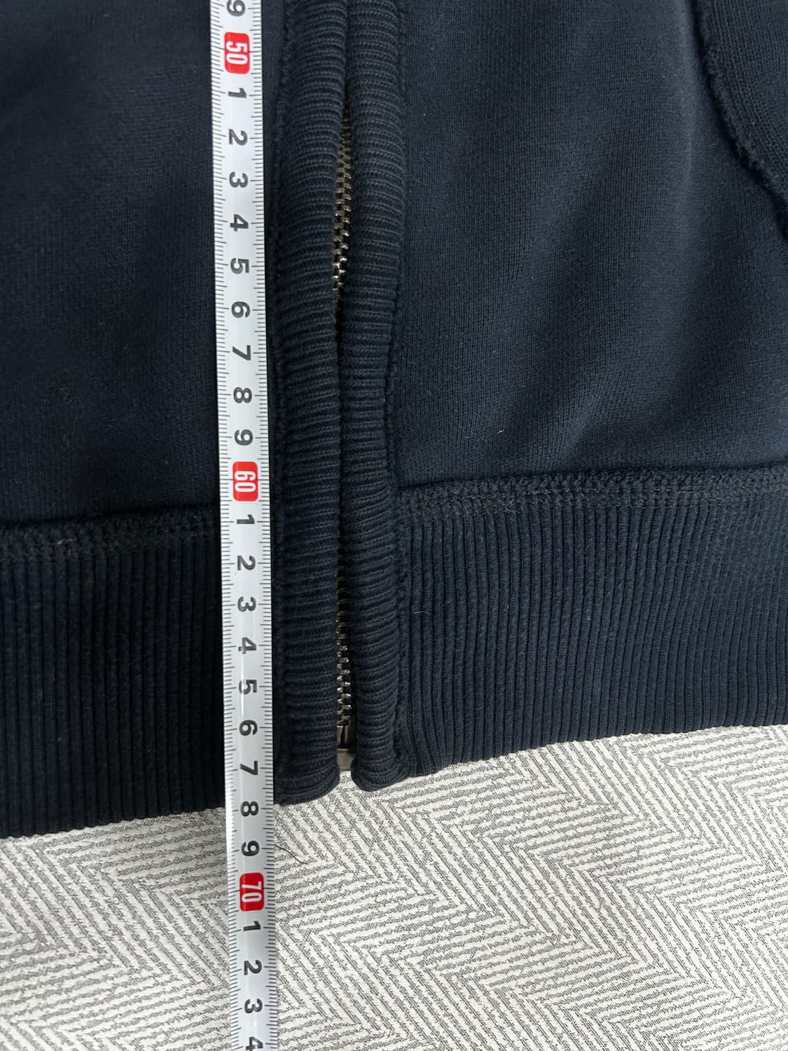 아베크롬비 네이비 후드집업 M 안감기모 상품이미지8