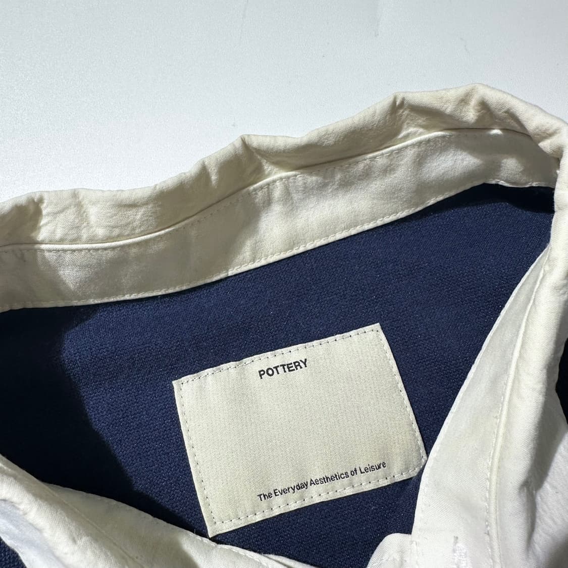 포터리 숏 슬리브 럭비 카라 반팔 티셔츠 상품이미지4