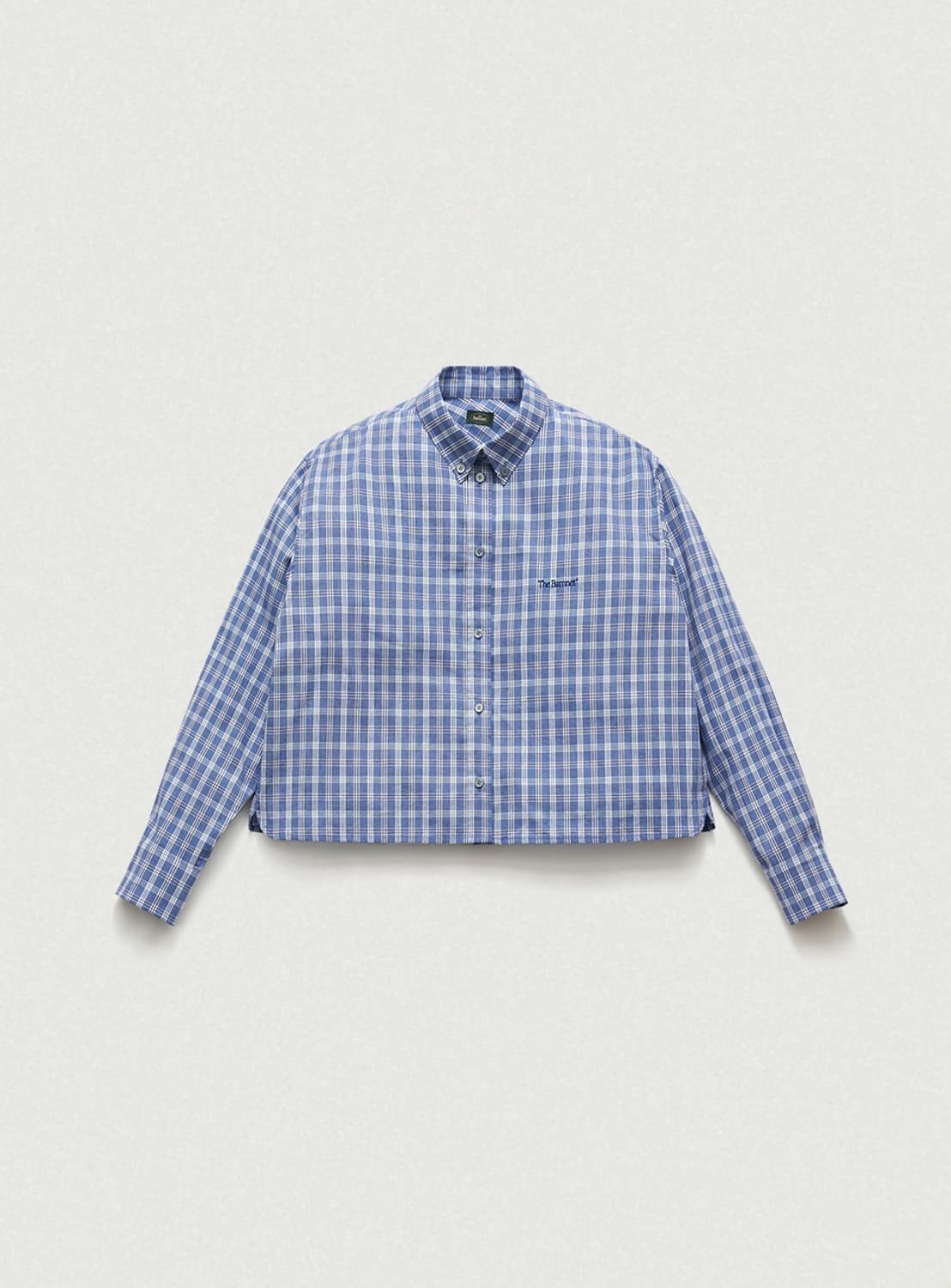 더바넷 아도르 체크 크롭 셔츠 ador check shirt 상품이미지1