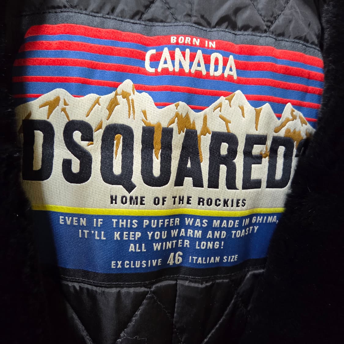 디스퀘어드2 코요테 퍼 다운 패딩 상품이미지2