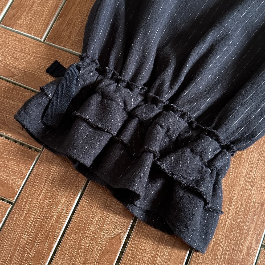 Beams Boy striped linen wool drawers  상품이미지4