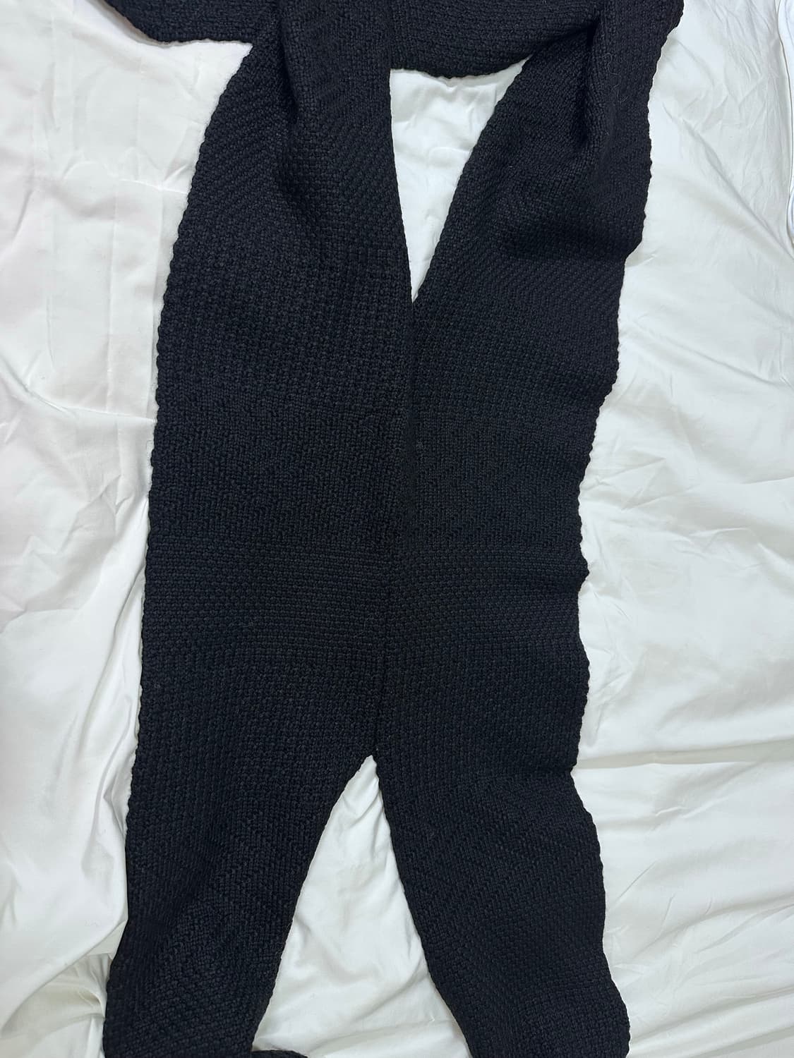 [새상품]닐바렛(Neil Barrett) 블랙 울 롱머플러  상품이미지6