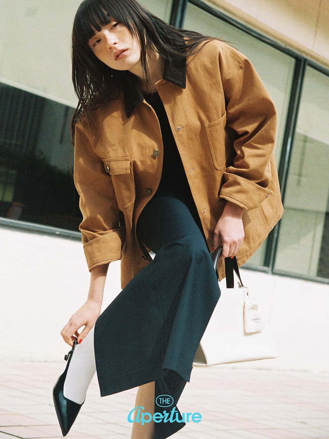 (F) 디애퍼처 the aperture 코튼 워커 자켓 상품이미지8