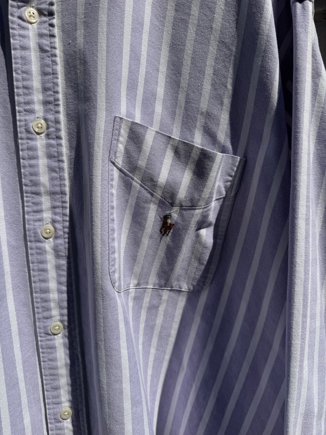 [2XL]90's 폴로 랄프로렌 The Big Shirt 스트라이프 셔츠 상품이미지3