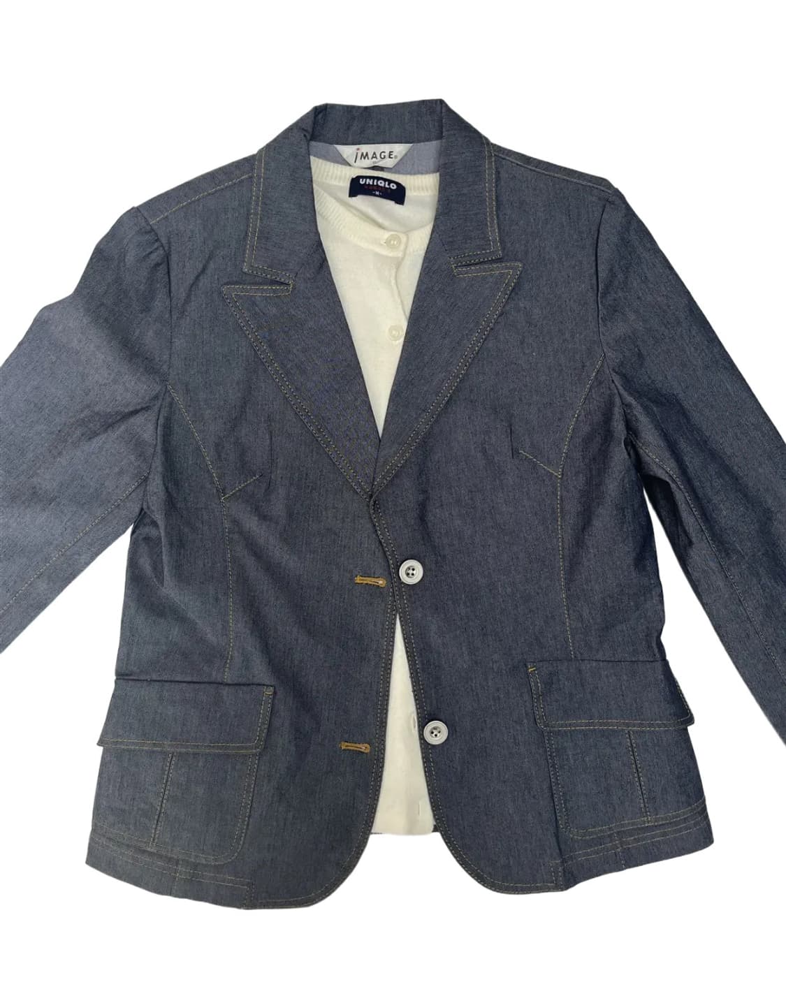 Denim short jacket 상품이미지5