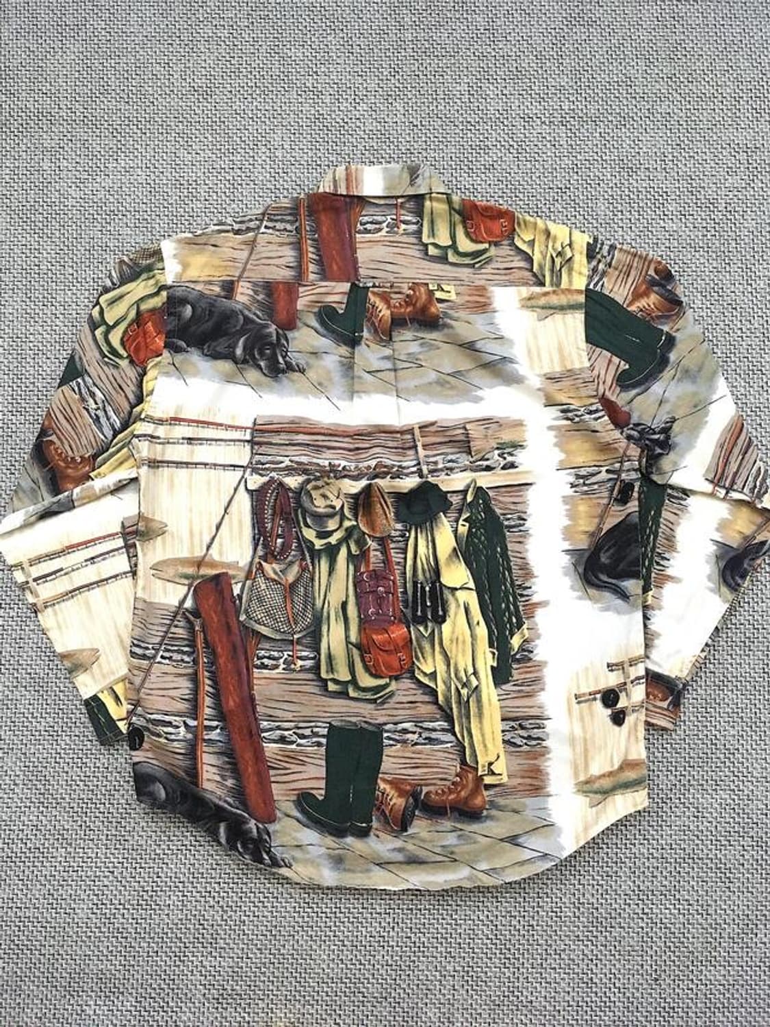 00s Old Nautica all-over printed shirts 상품이미지7