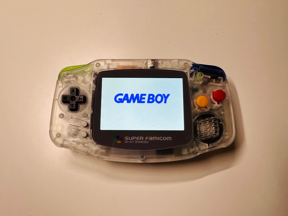 닌텐도 GBA 게임보이 어드밴스 슈퍼패미컴 클리어 백라이트 에디션 판매 상품이미지5