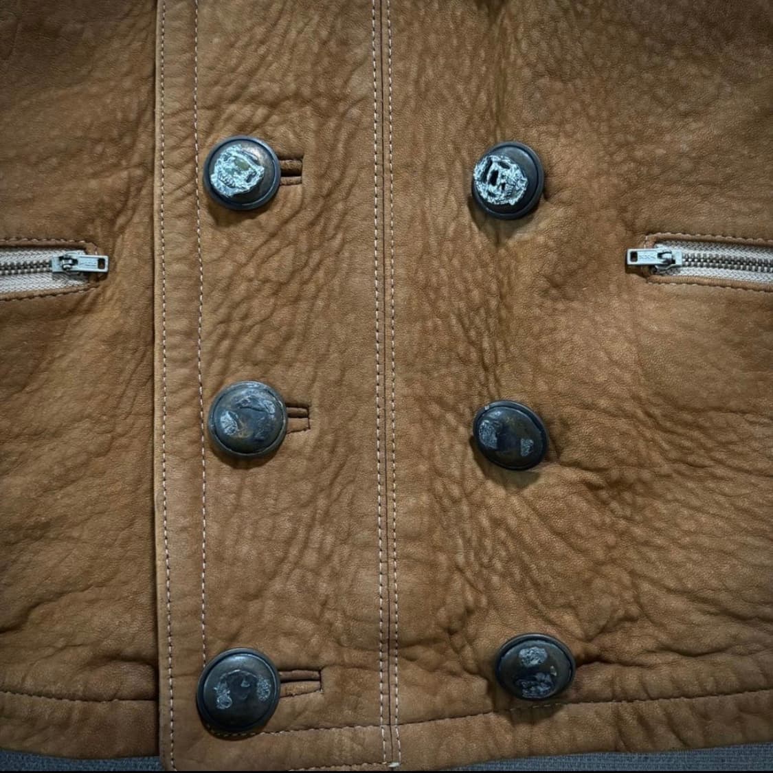 80‘s Marithe Francois Girbaud 레더 자켓 상품이미지8