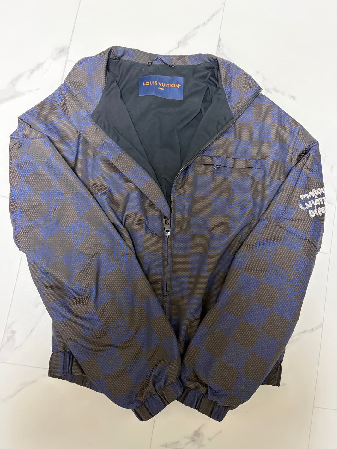 25 S/S 루이비통 퍼렐 다미에 윈드브레이커 바람막이 48 새상품 상품이미지1