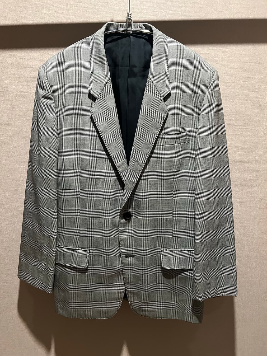 Y's for men 울 체크 블레이저 M 상품이미지1
