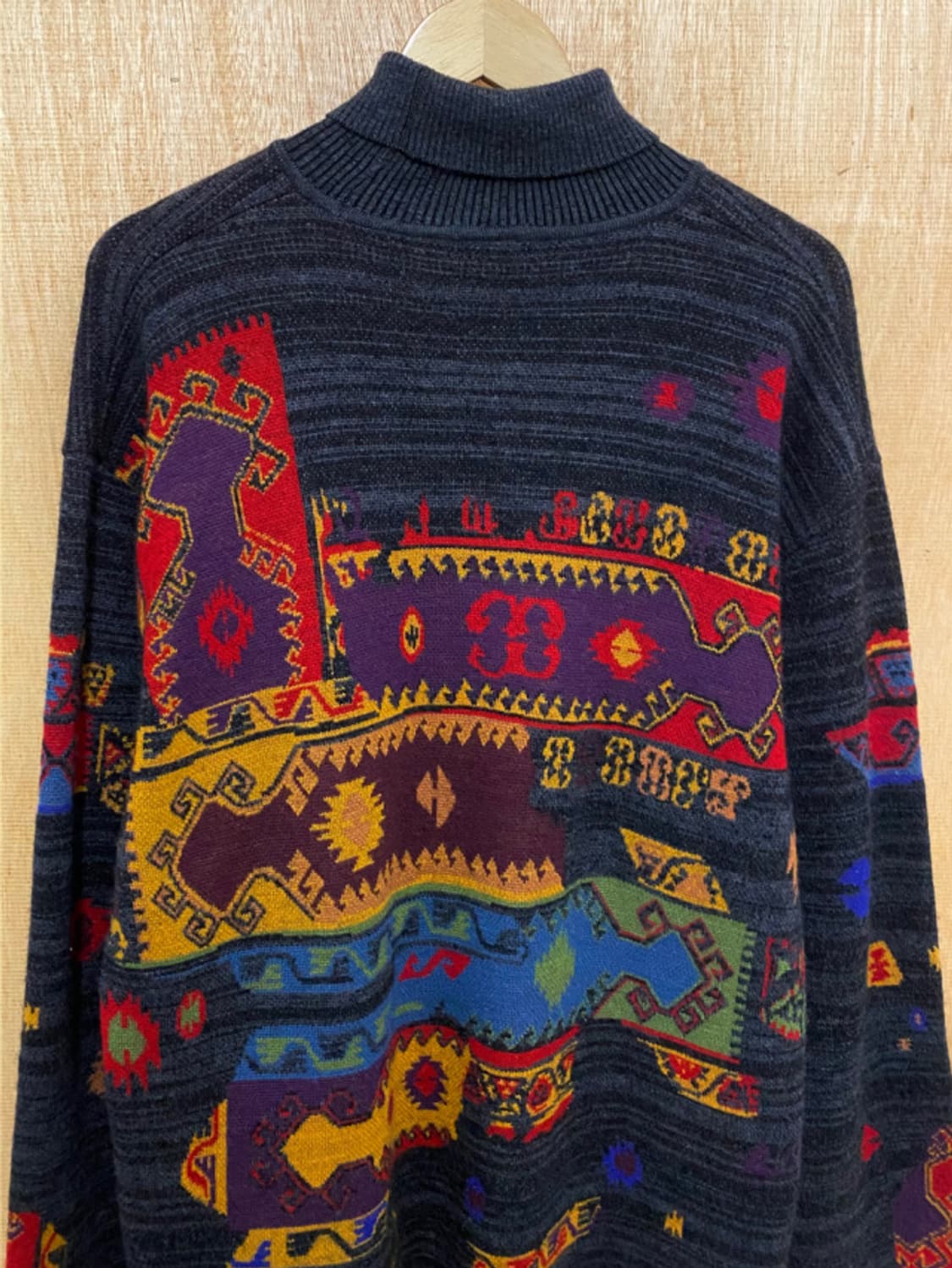 KENZO ethnic navajo knit 나바호 치마요 아즈텍 니트 상품이미지5