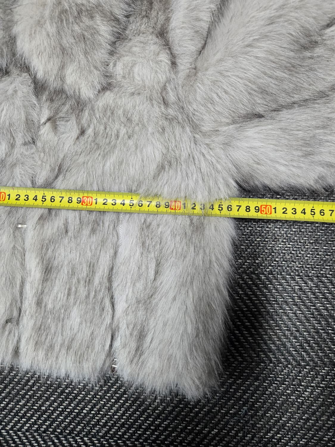 비터셀즈 24ss 크롭 퍼 자켓 그레이 상품이미지7