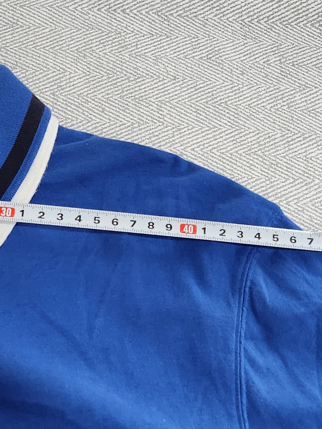 [L] 타미힐피거 슬림핏 긴팔 폴로티 남성 L사이즈 상품이미지10