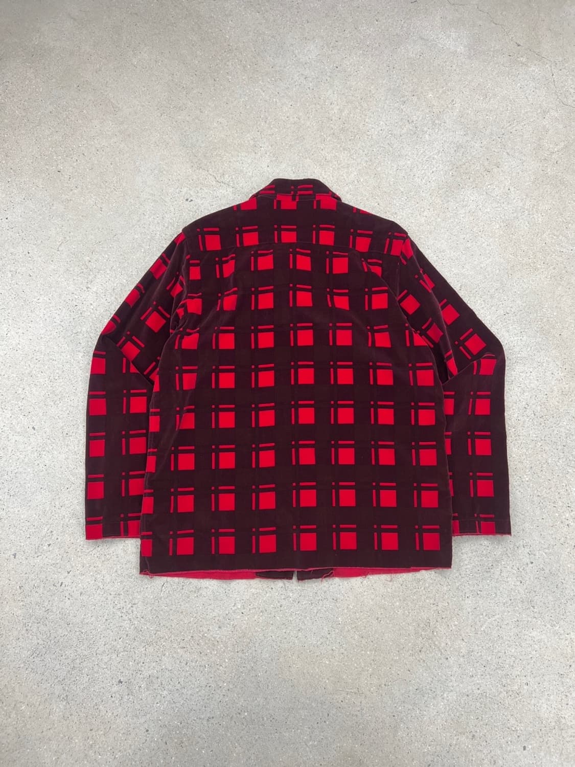 니들스 타탄 체크 그런지 벨벳 셔츠 상품이미지3