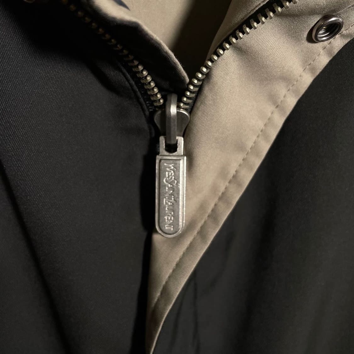 입생로랑 체스트 자수 로고 리버시블 자켓 상품이미지6