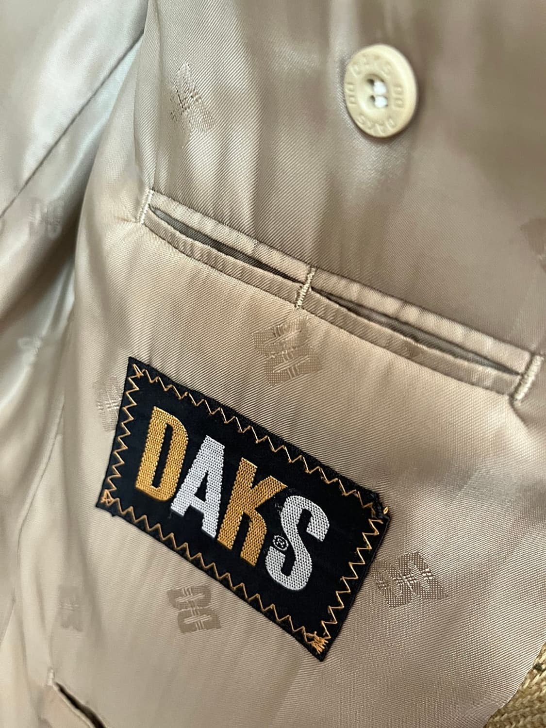 100-105) 닥스 클래식 금장 체크자켓  상품이미지10