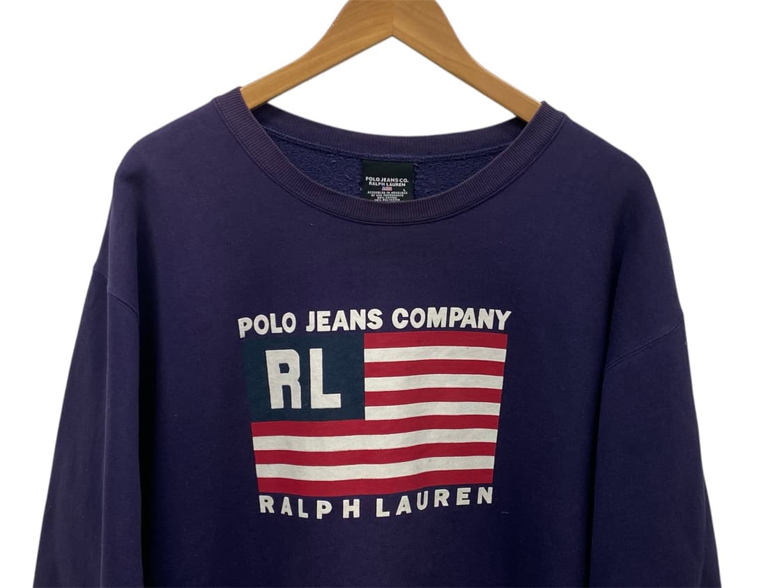 폴로랄프로렌진스 아메리칸 플래그 성조기 기모 스웻셔츠 L 상품이미지2