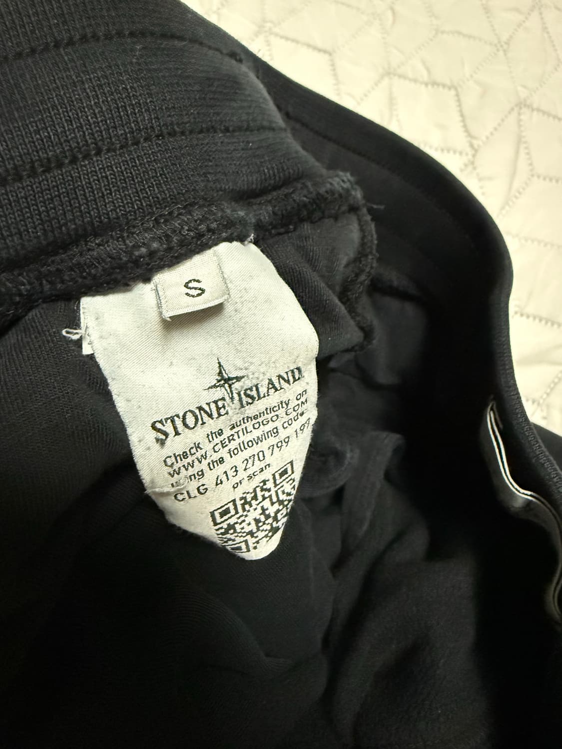 스톤아일랜드 조거팬츠 레귤러핏 플리스 코튼 카고 팬츠 상품이미지3