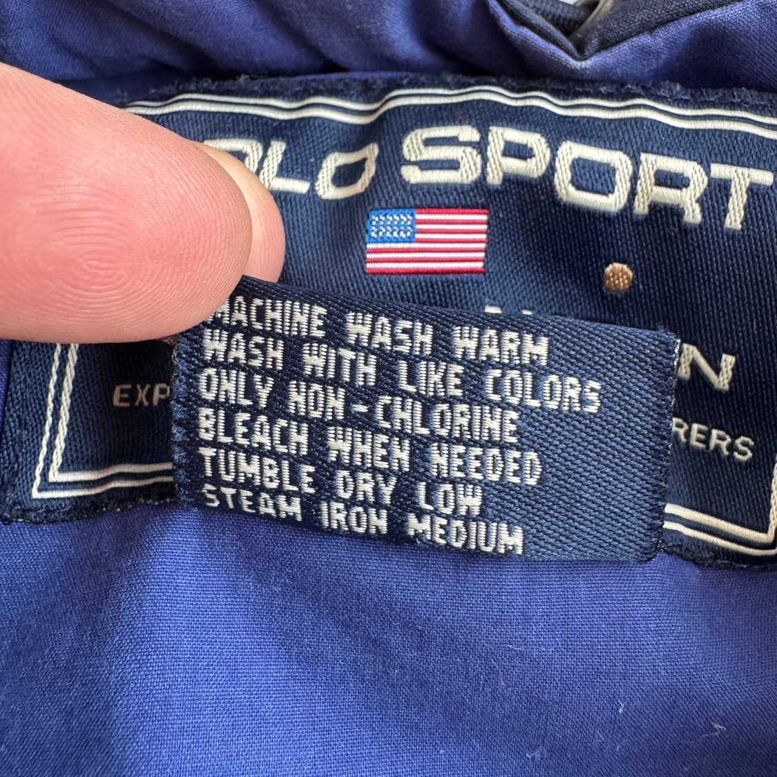 폴로스포츠 90s 풀오버 올드스쿨 아노락 바람막이 상품이미지8