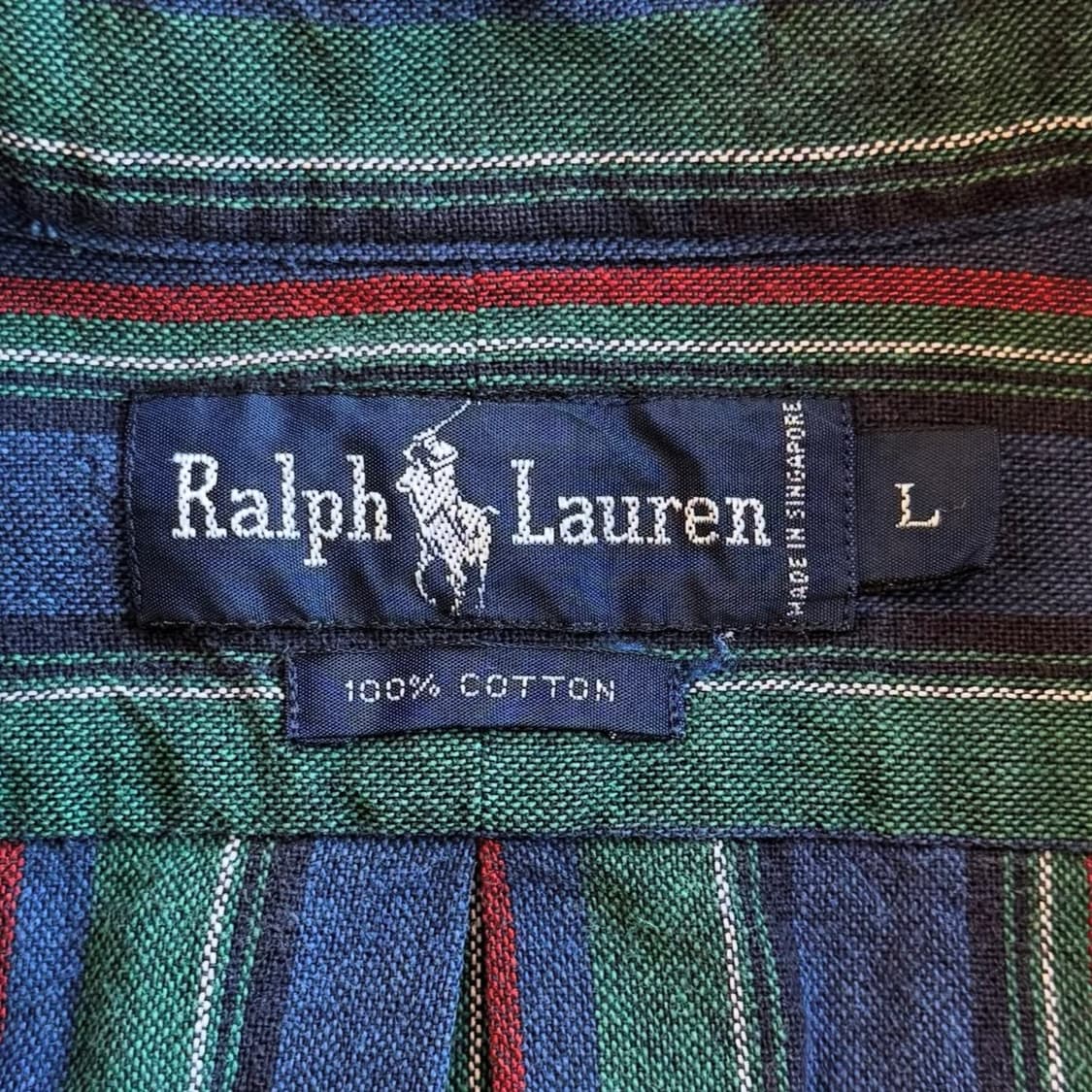 90‘s 폴로 랄프로렌 클래식 스트라이프 셔츠 상품이미지7