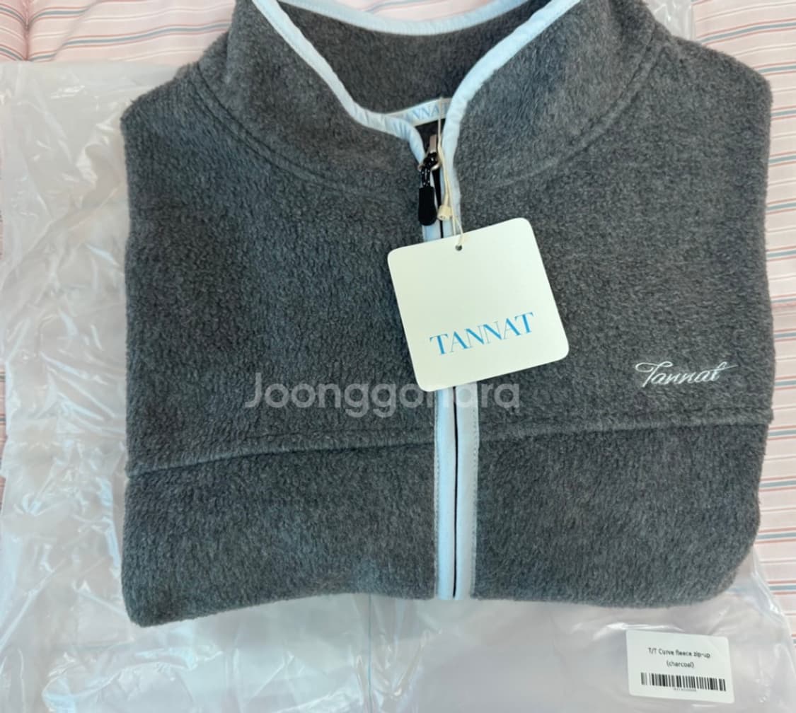 (새상품/실사0) 타낫 커브 플리스 집업 curve fleece 차콜 상품이미지2