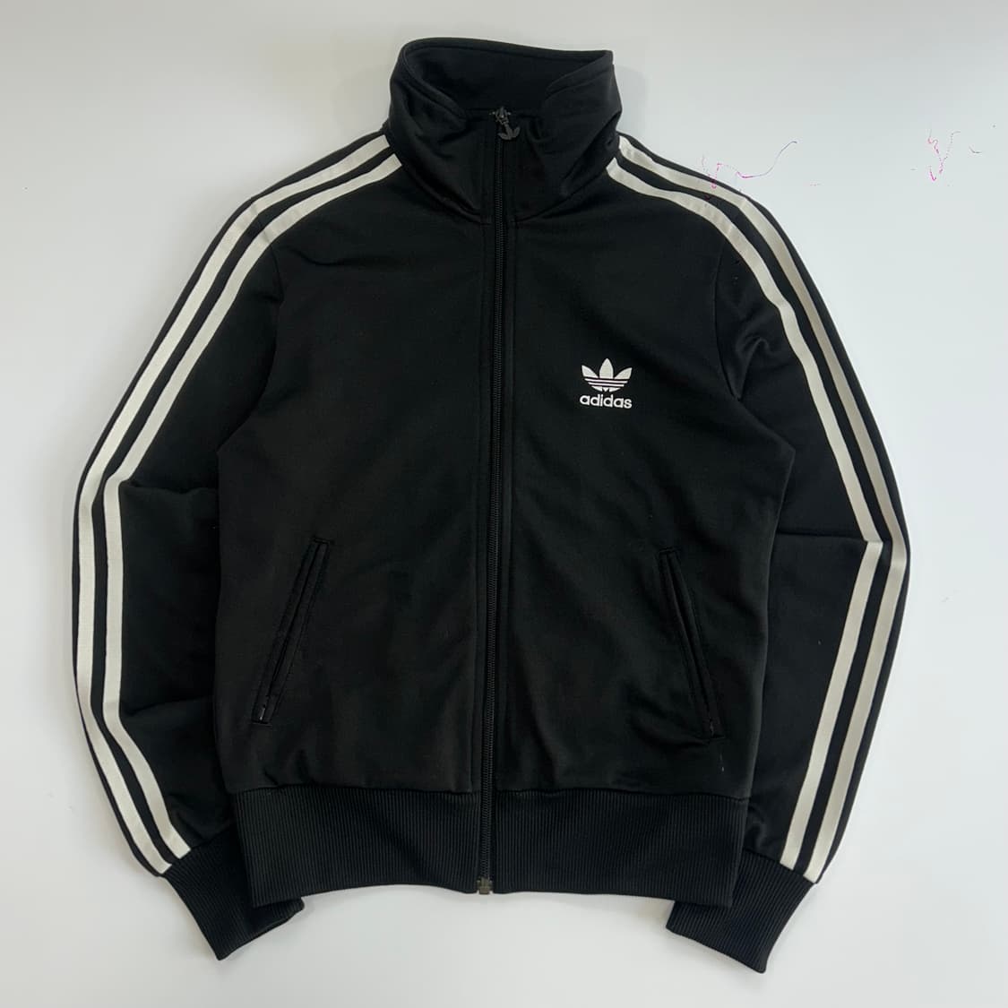 Adidas 아디다스 백 파이어로고 블랙 트랙탑 상품이미지3