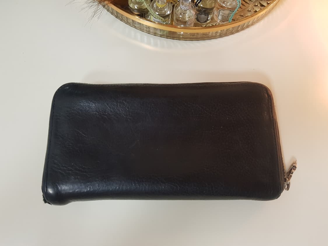 크롬하츠 트리플 크로스 레더 패치 장지갑 상품이미지2