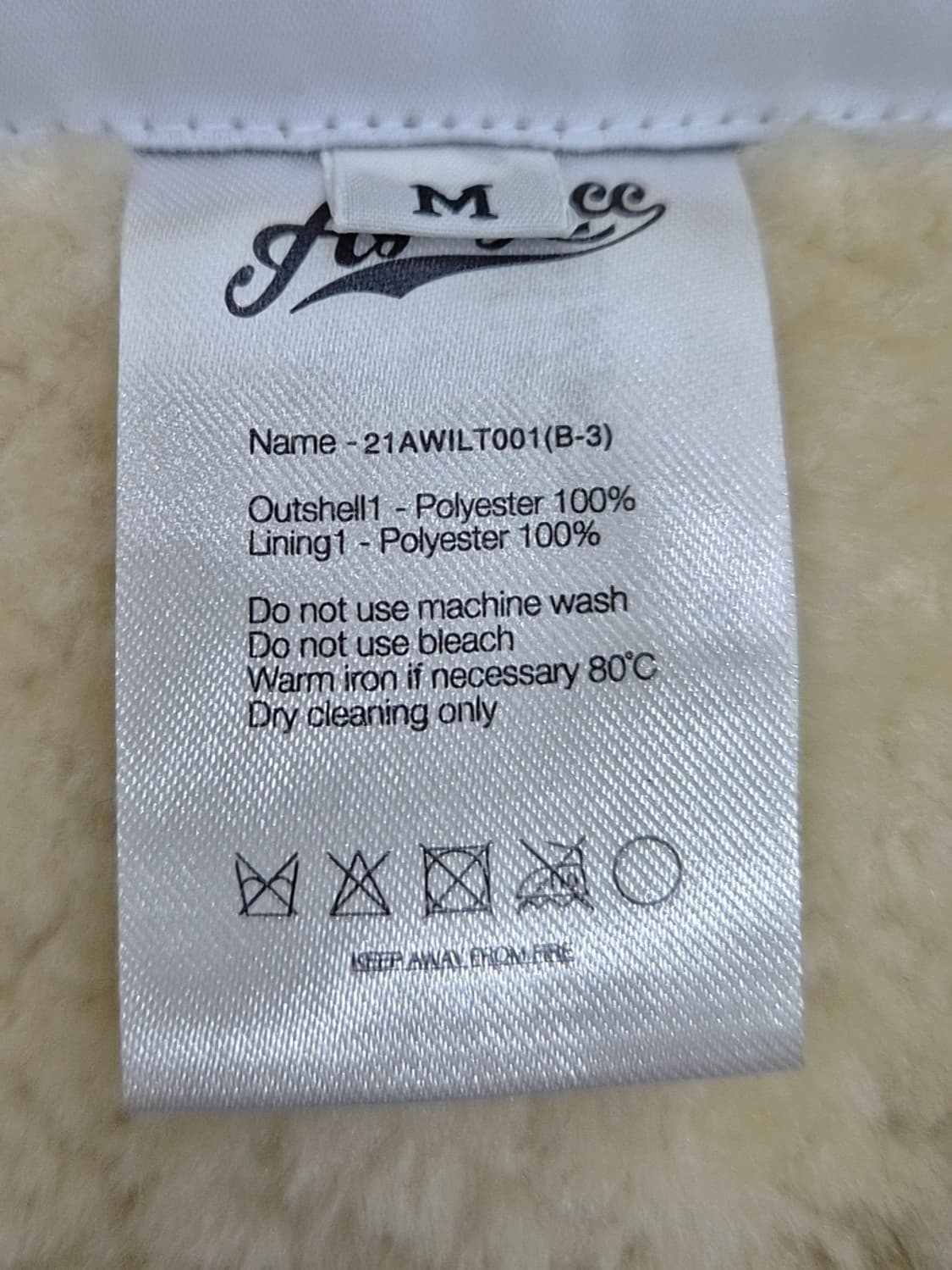 [M]<Agingccc>블랙 무스탕 상품이미지3