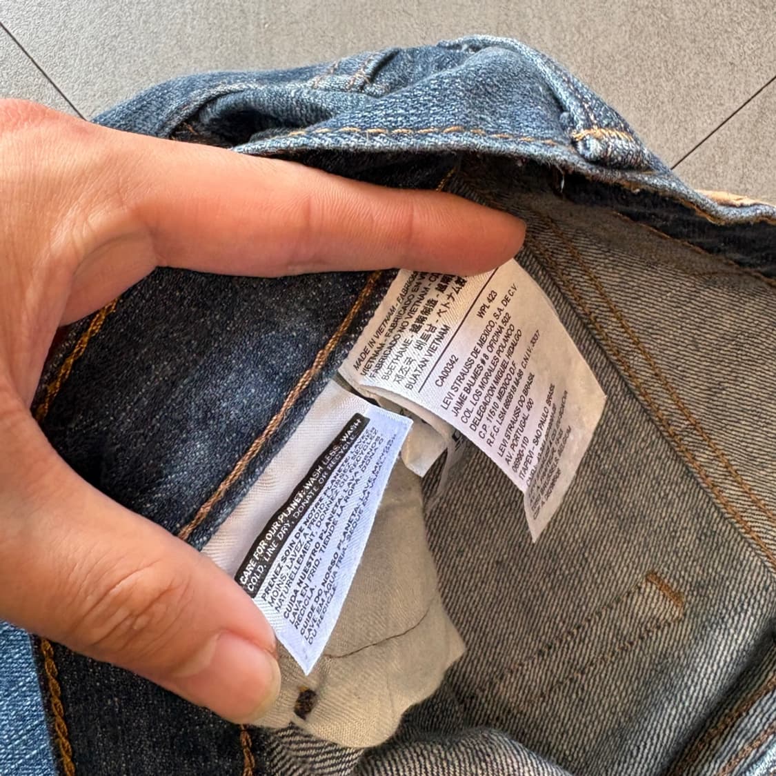 리바이스 정품 569 데님 팬츠 바지 상품이미지5