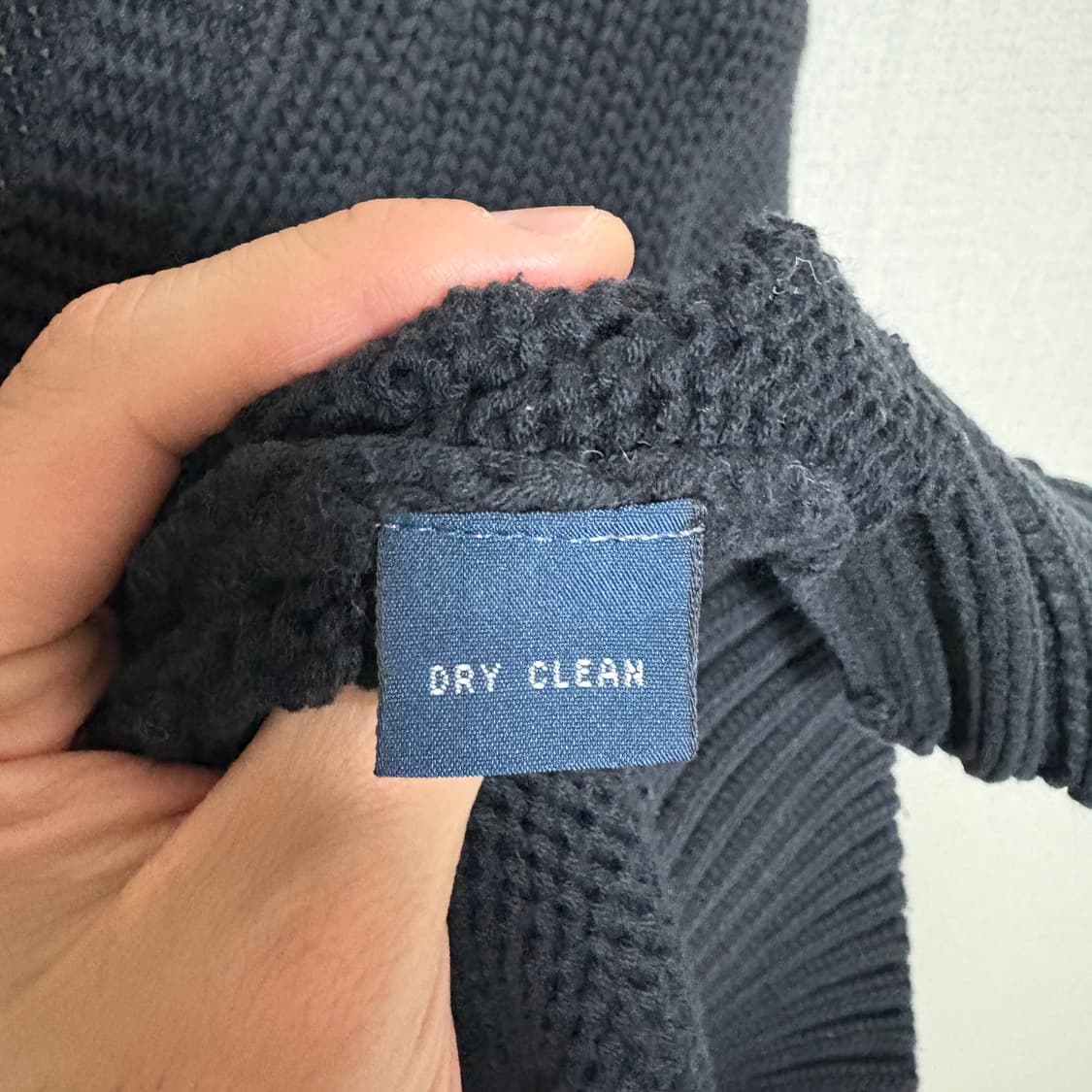 폴로 랄프로렌 V넥 코튼 니트 / 블랙, M 상품이미지8