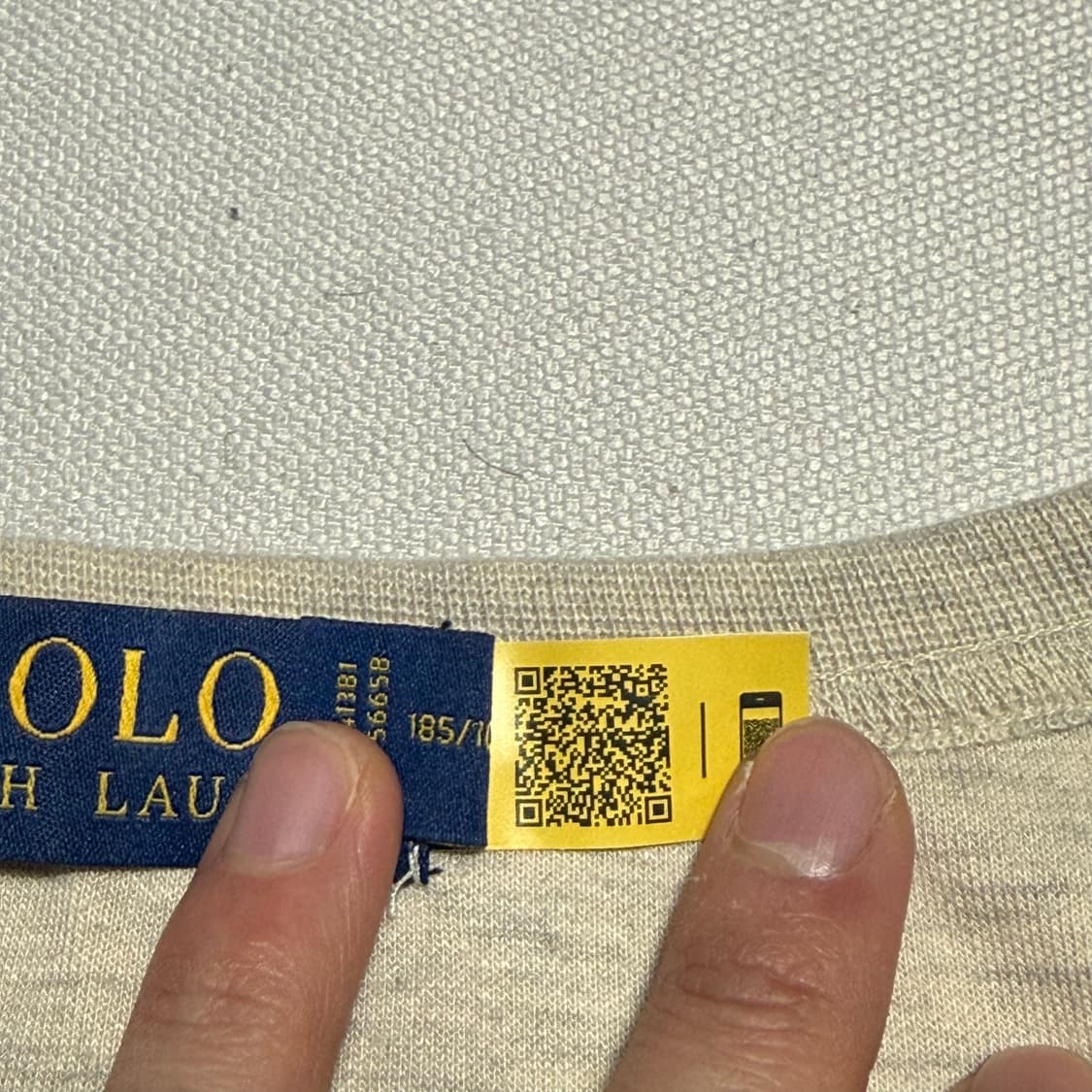 XL 폴로랄프로렌 아이보리 맨투맨 상품이미지5