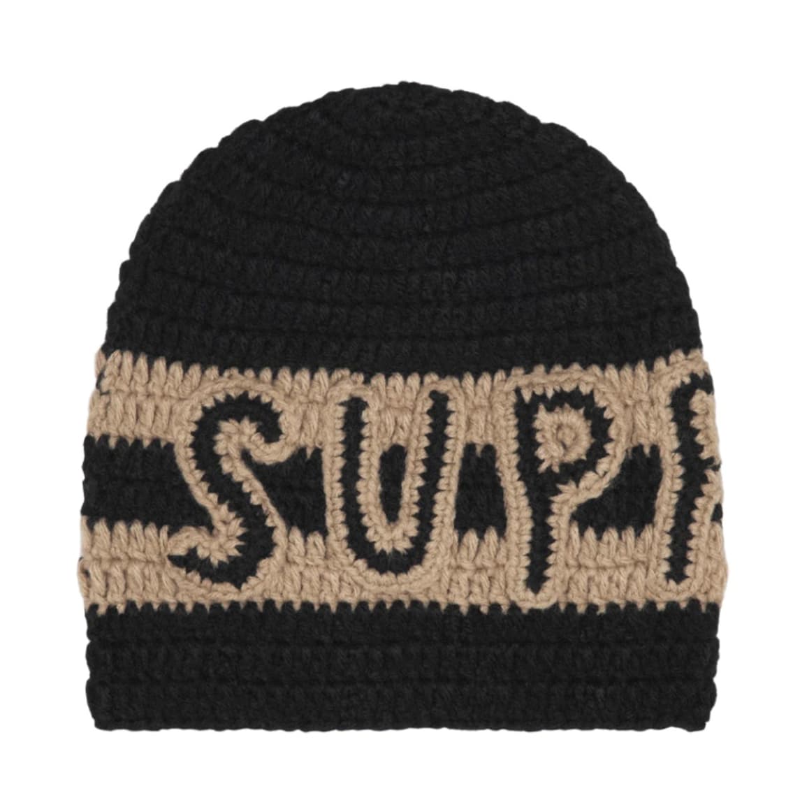 슈프림 크로쉐 로고 비니 블랙 - 25FW 상품이미지2