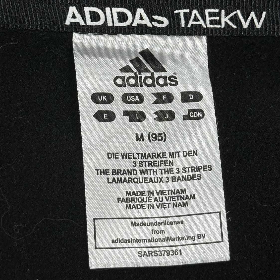 아디다스 오리지널 블랙 트랙탑 져지 (M) 상품이미지4