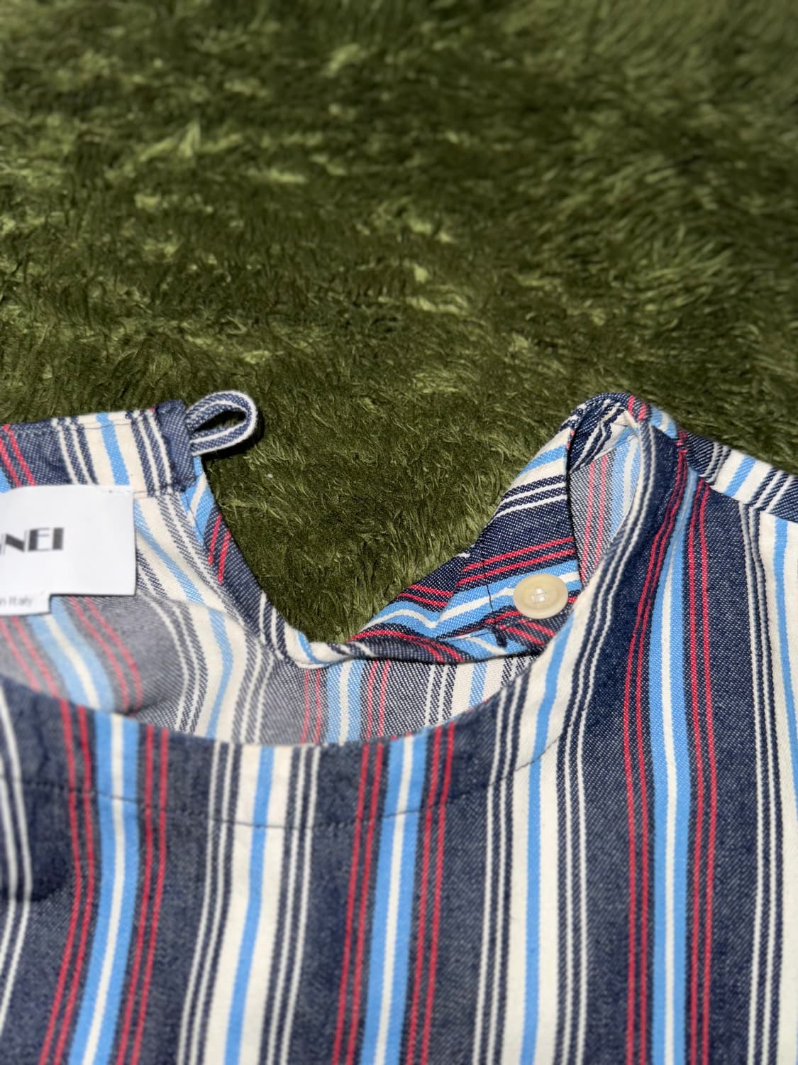 [M] SUNNEI 써네이 스트라이프 슬리브리스 Made In Italy 상품이미지4