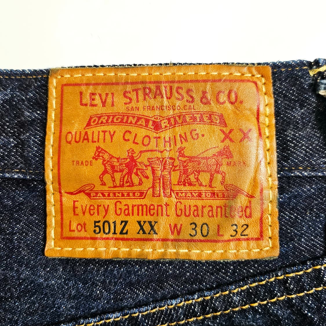 [30X32][리바이스]LVC 1954 501Z® 린스드 셀비지 데님 상품이미지7