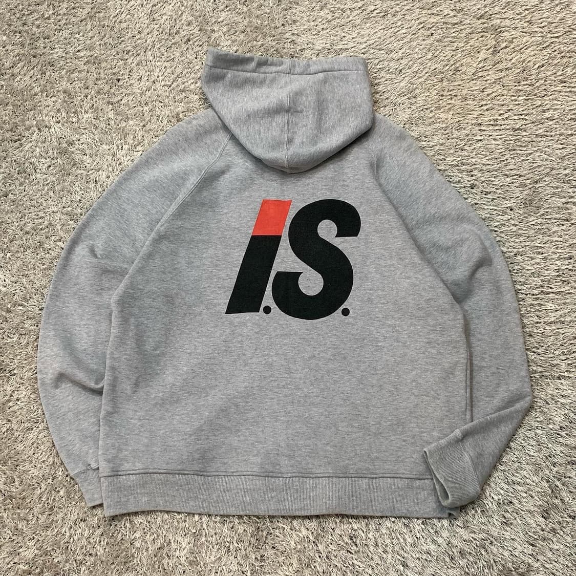 80’s I.s. Is 이세이미야케 빅로고 후드 집업 상품이미지2