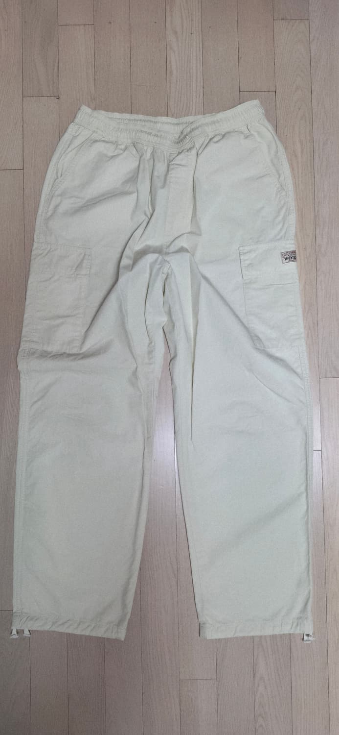 스투시 립스탑 카고 비치 팬츠 크림 L 상품이미지1