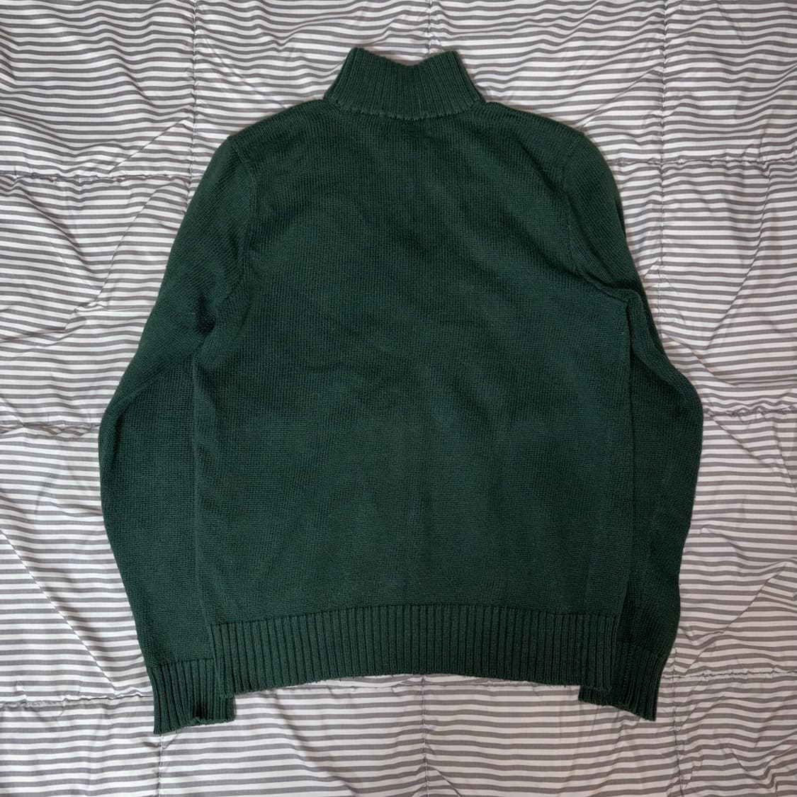 폴로 랄프로렌 니트 반집업 하프집업 그린 딥그린 m 상품이미지2