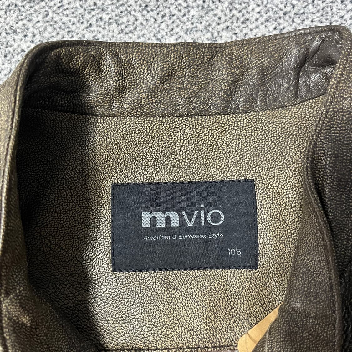 엠비오 레더자켓 상품이미지3