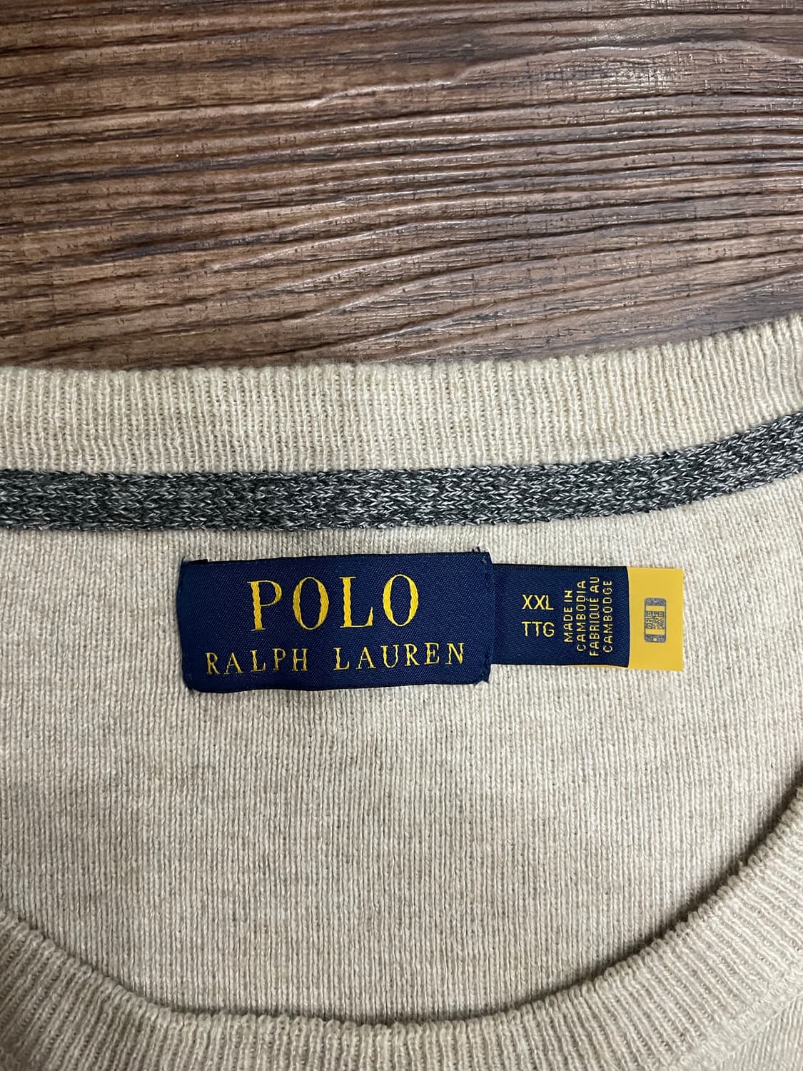 폴로 랄프로렌 오트밀 니트 스웨터 상품이미지7