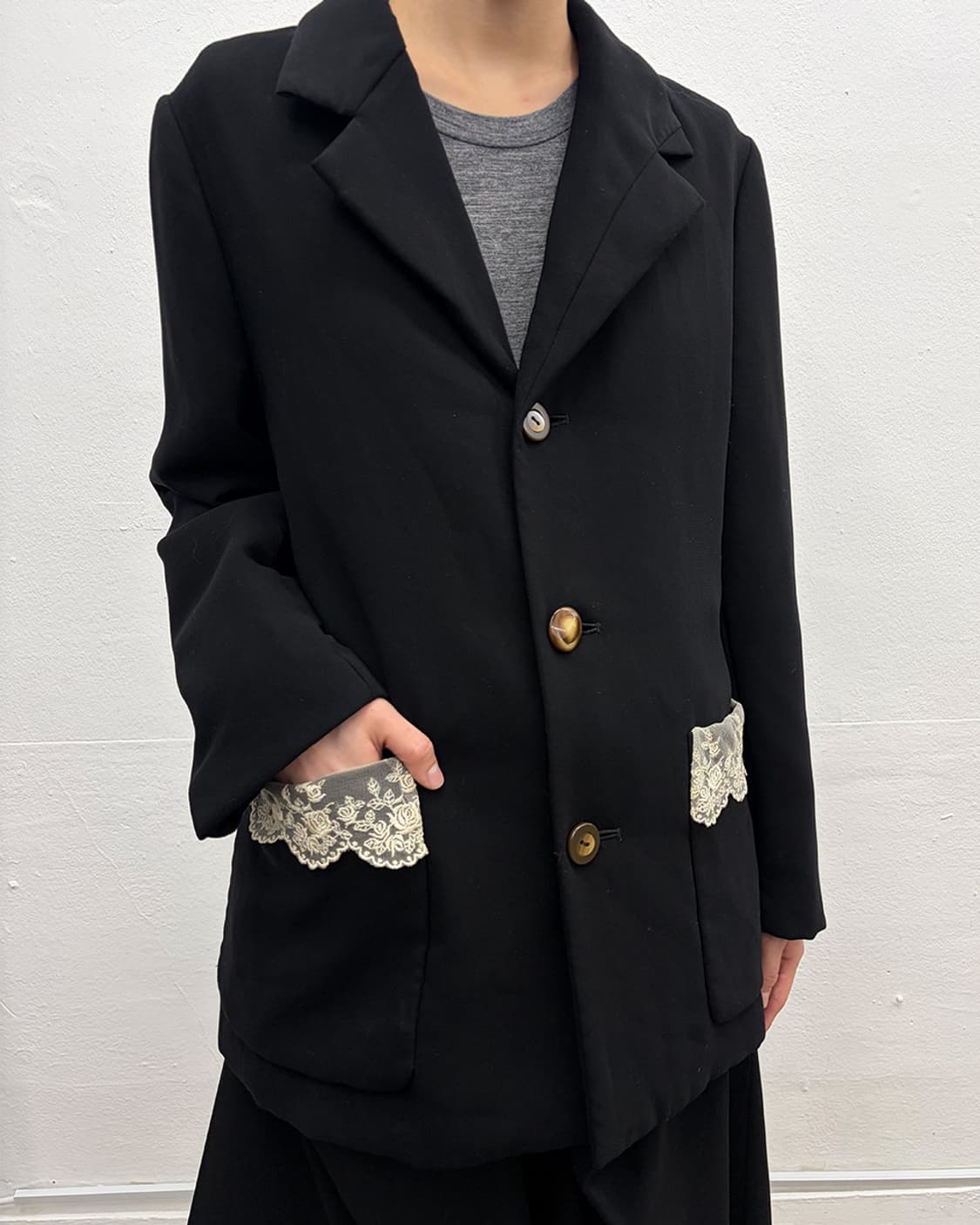 트리콧 꼼데가르송 AD1996 대디핏 블레이저 상품이미지4