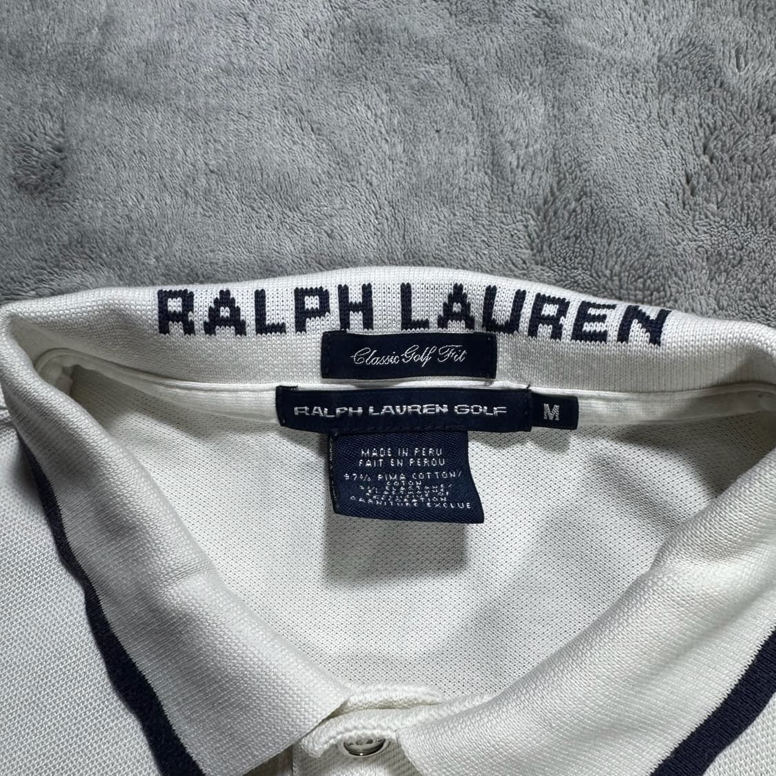 랄프로렌 골프 여성 화이트 반팔 카라티 상품이미지5