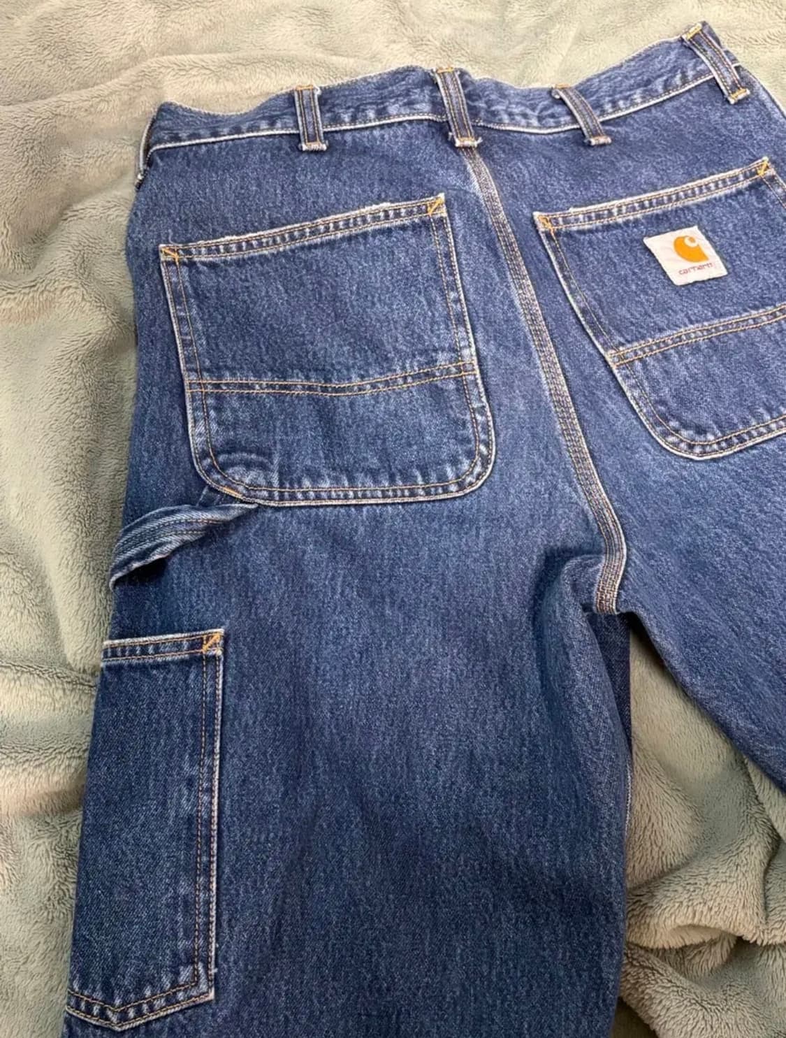 [30x32]칼하트 더블니 카펜터 데님팬츠 상품이미지2