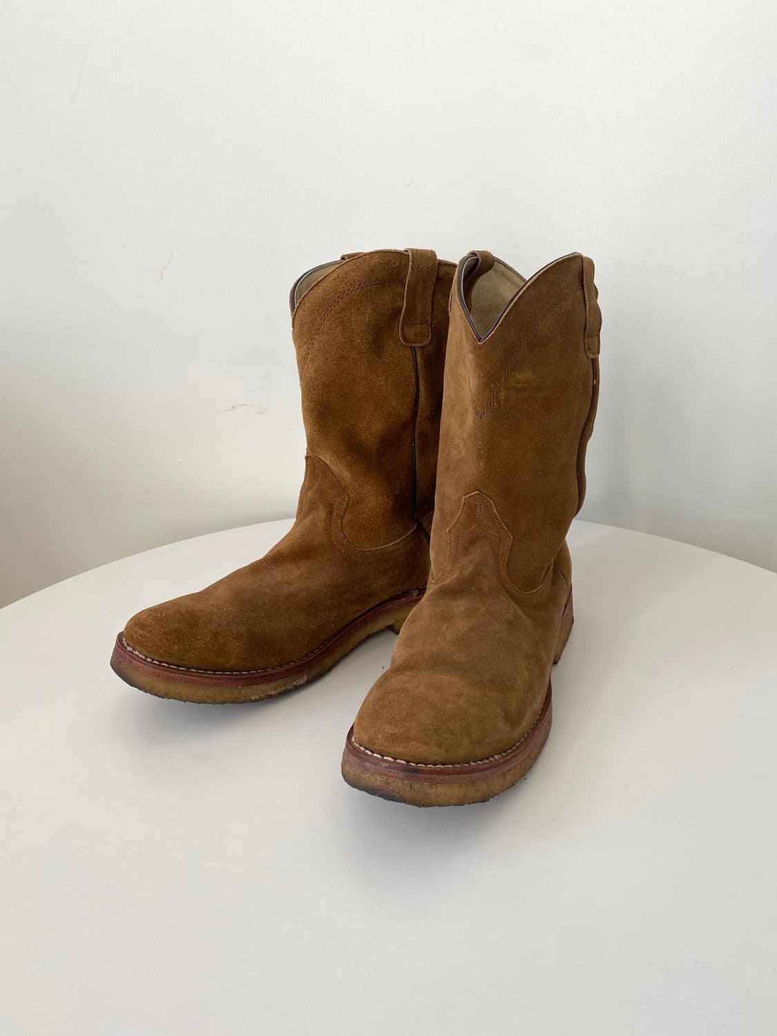 Santo Domingo 스웨이드 풀 온 부츠 상품이미지1