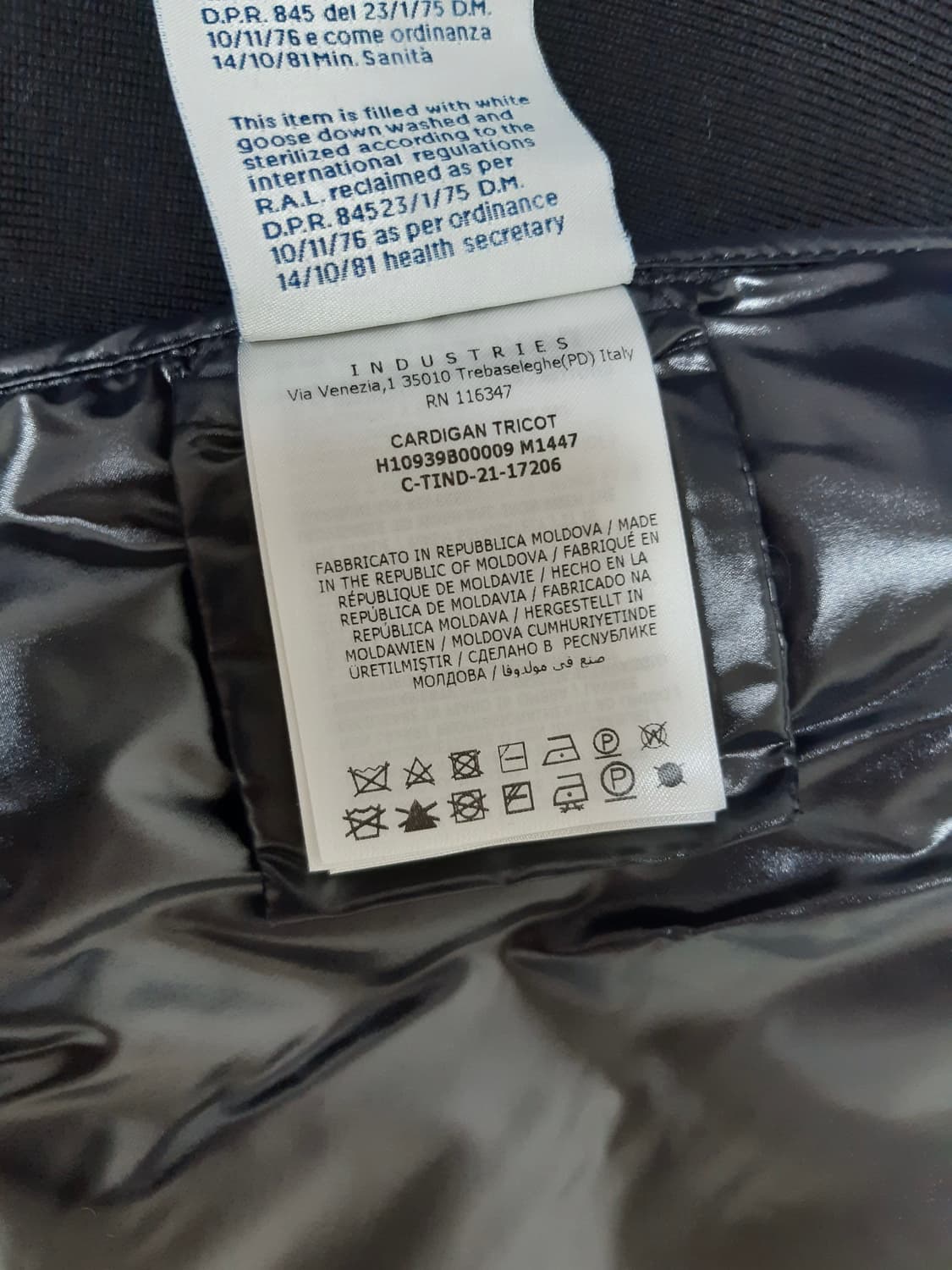 몽클레어 니트 패딩 여성용 블랙 (새제품급) 상품이미지4