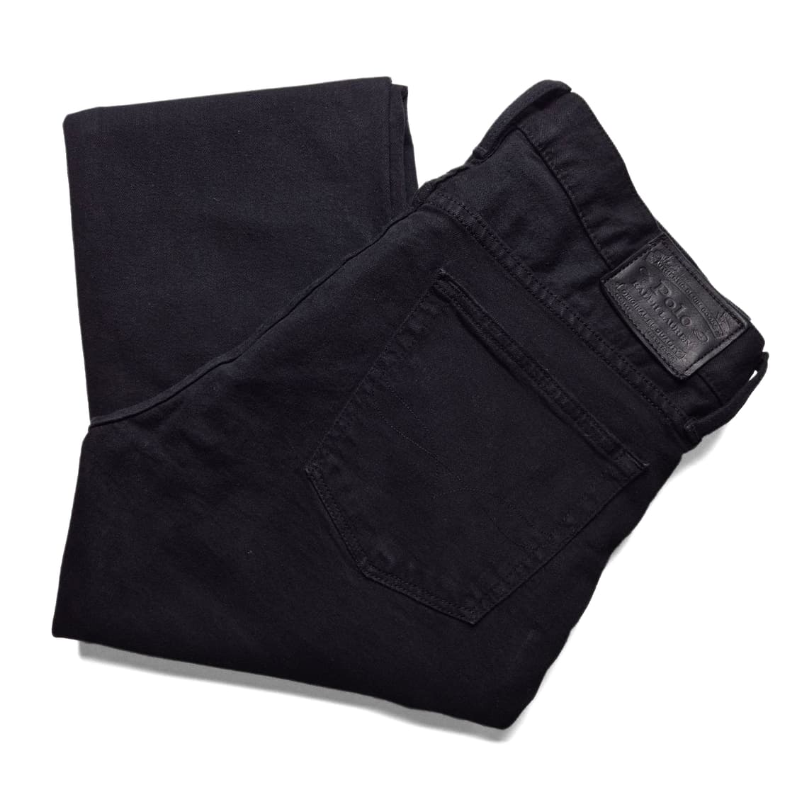 [32x32] 폴로 랄프로렌 배릭 슬림 스트레이프 데님 블랙 상품이미지1