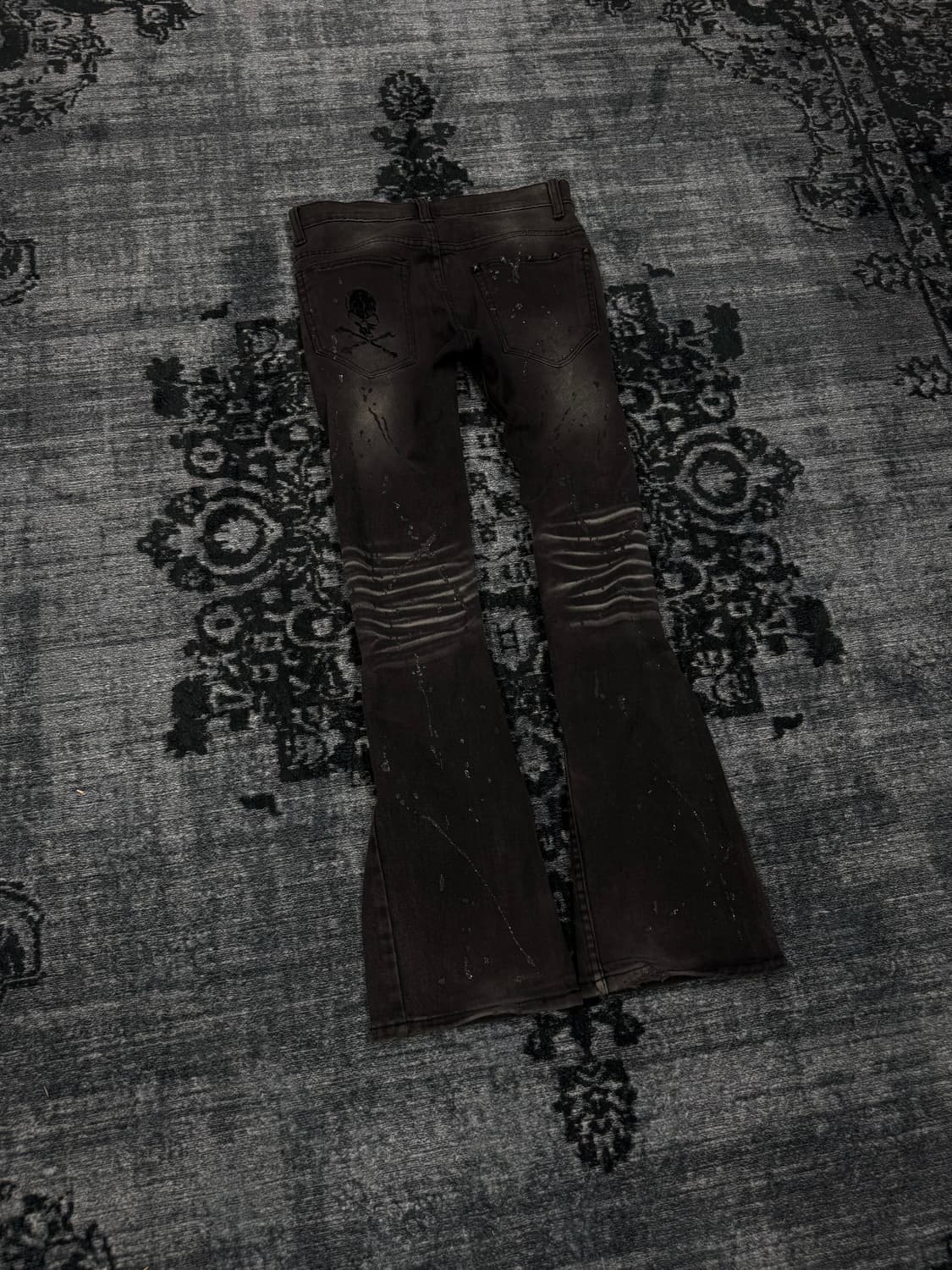 Kui 00s archive lame coating flare denim 상품이미지1