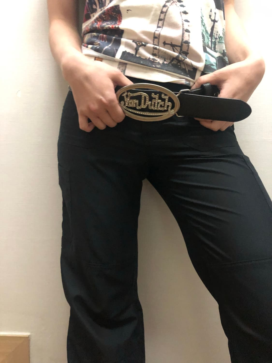 빈티지 본더치 레더 벨트 상품이미지2