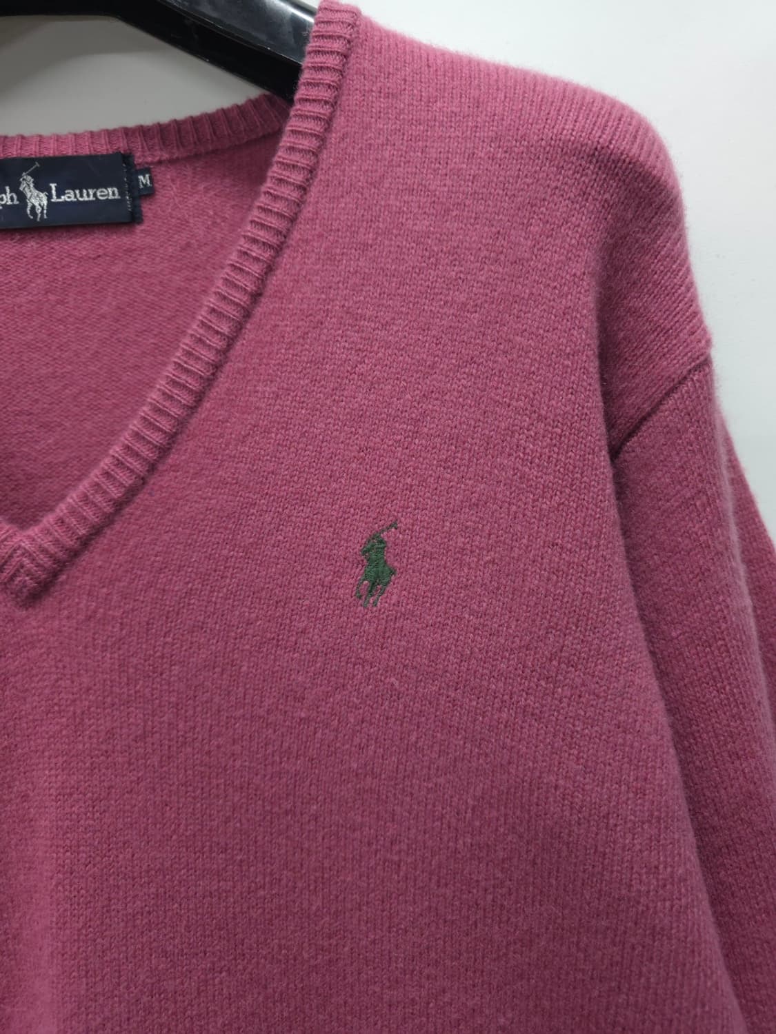 폴로랄프로렌 여성 재팬라인 브이넥 울100% 니트 (66~77) 상품이미지4